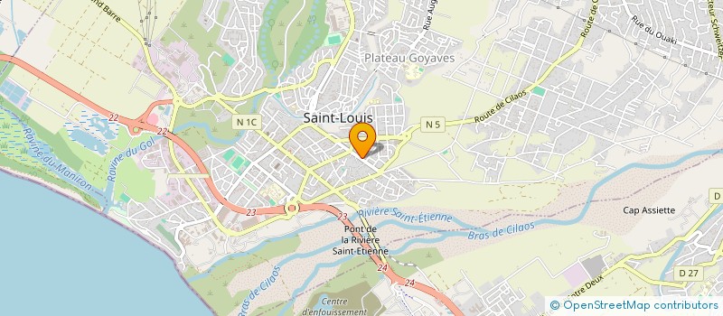 localisation de l'entreprise MONSIEUR MICHEL VALMY à SAINT-LOUIS