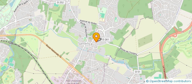 localisation de l'entreprise MONSIEUR MICHEL VALMY  SANTENY