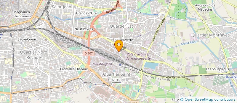 localisation de l'entreprise MONSIEUR MICHEL VAMOS  AVIGNON