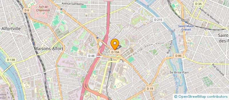 localisation de l'entreprise MONSIEUR MICHEL VAN DER LINDEN  CRETEIL