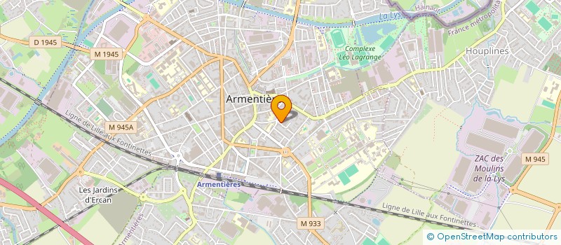 localisation de l'entreprise MONSIEUR MICHEL VANCOILLIE  ARMENTIERES