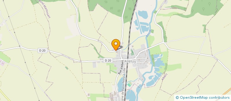 localisation de l'entreprise MONSIEUR MICHEL VANDEVILLE  MESNIL-MARTINSART