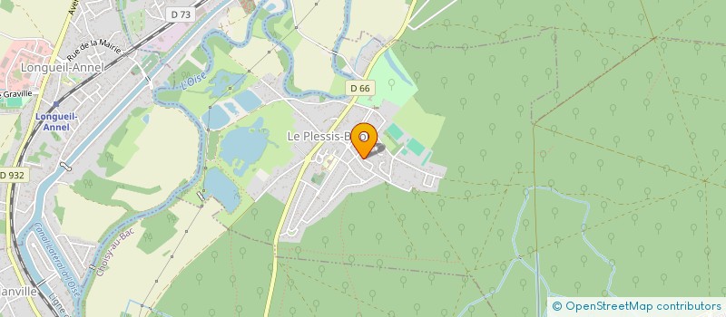 localisation de l'entreprise MONSIEUR MICHEL VANDROMME  LE PLESSIS-BRION