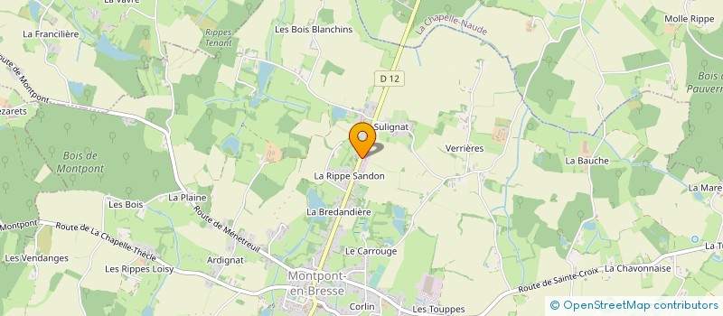 localisation de l'entreprise MONSIEUR MICHEL VANDROUX à MONTPONT-EN-BRESSE
