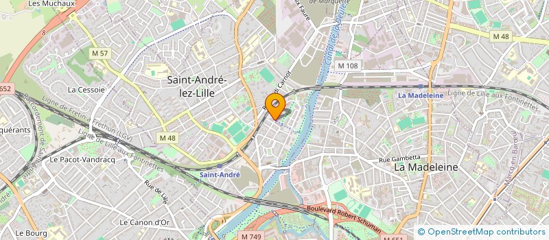 localisation de l'entreprise MONSIEUR MICHEL VANESSE à SAINT-ANDRE-LEZ-LILLE