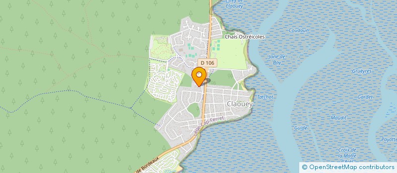 localisation de l'entreprise MONSIEUR MICHEL VANNEST  LEGE-CAP-FERRET