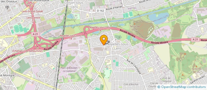 localisation de l'entreprise MONSIEUR MICHEL VANOF  NOYELLES-SOUS-LENS