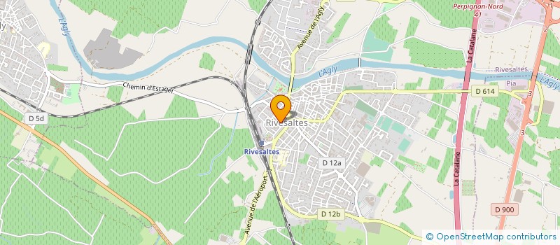 localisation de l'entreprise MONSIEUR MICHEL VAQUE  RIVESALTES