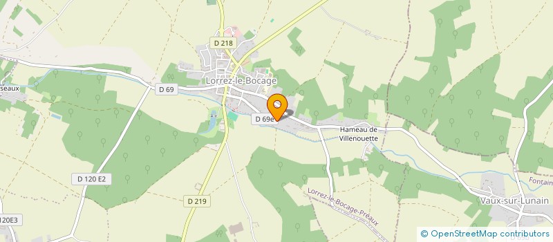 localisation de l'entreprise MONSIEUR MICHEL VARLET  LORREZ-LE-BOCAGE-PREAUX