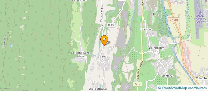 localisation de l'entreprise MONSIEUR MICHEL VARON  LE BOURGET DU LAC