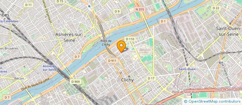 localisation de l'entreprise MONSIEUR MICHEL VARRON à CLICHY