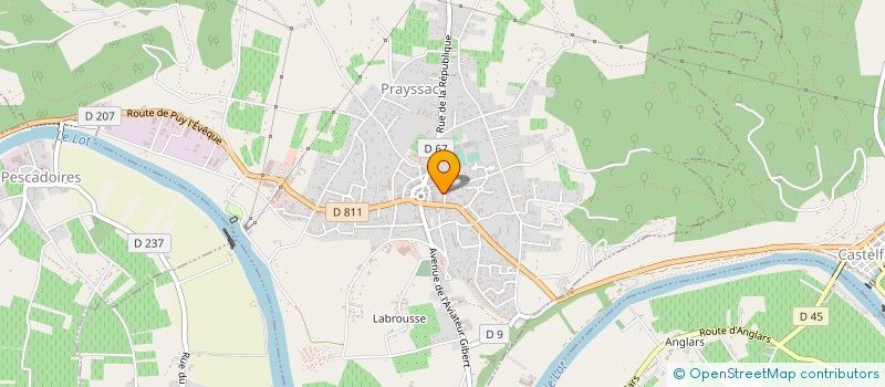 localisation de l'entreprise MONSIEUR MICHEL VASSAL à PRAYSSAC
