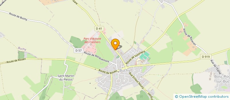 localisation de l'entreprise MONSIEUR MICHEL VATELIER  BUCHY