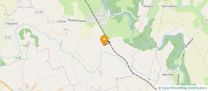localisation de l'entreprise MONSIEUR MICHEL VAUCANSON  LISSAC
