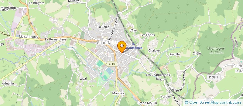 localisation de l'entreprise MONSIEUR MICHEL VAUDEY à CHAUFFAILLES