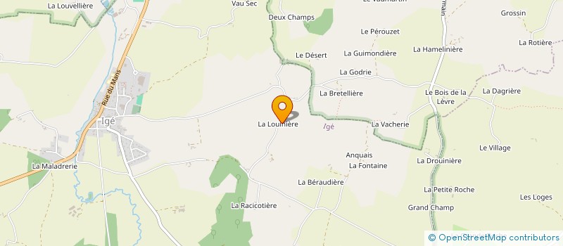 localisation de l'entreprise MONSIEUR MICHEL VAUDRON à IGE