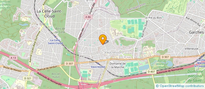 localisation de l'entreprise MONSIEUR MICHEL VAUGIAC  VAUCRESSON