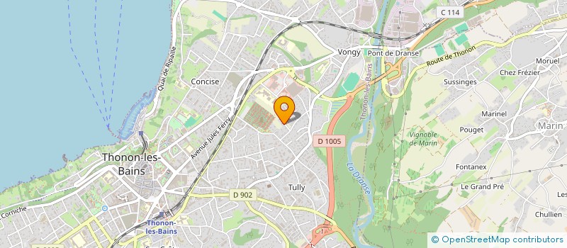 localisation de l'entreprise MONSIEUR MICHEL VAUTEY  ALLINGES