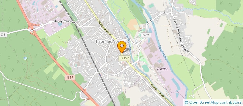 localisation de l'entreprise MONSIEUR MICHEL VAUTHIER  THAON-LES-VOSGES