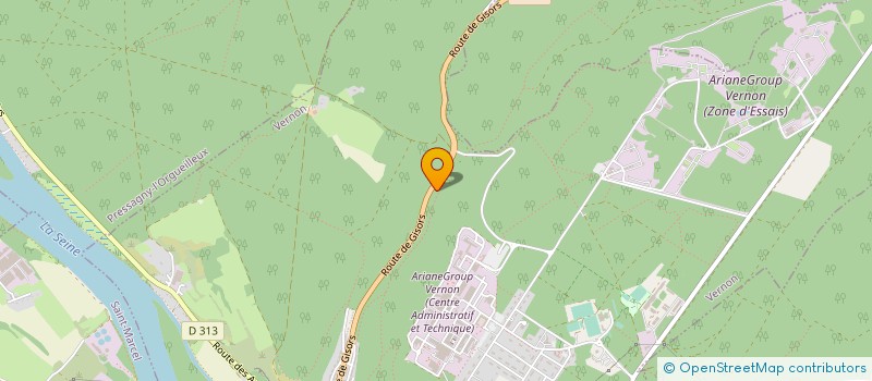 localisation de l'entreprise MONSIEUR MICHEL VAUZANGES  VERNON