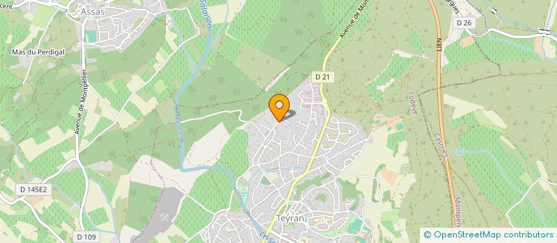 localisation de l'entreprise MONSIEUR MICHEL VELARD  TEYRAN