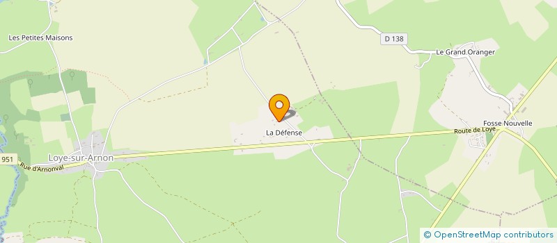 localisation de l'entreprise MONSIEUR MICHEL VENANT  LOYE-SUR-ARNON