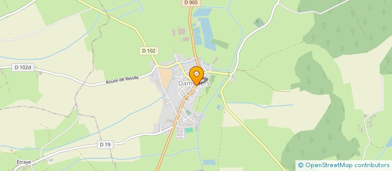 localisation de l'entreprise MONSIEUR MICHEL VERDIER à DAMVILLERS