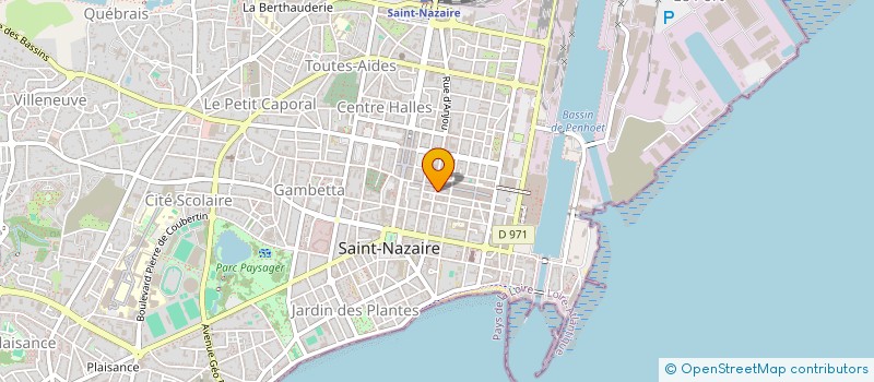 localisation de l'entreprise MONSIEUR MICHEL VERGER à SAINT-NAZAIRE