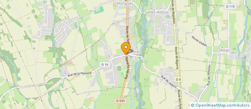 localisation de l'entreprise MONSIEUR MICHEL VERGEZ  MOMERES