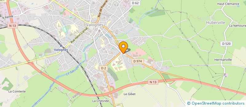 localisation de l'entreprise MONSIEUR MICHEL VERGNIAUD  VALOGNES