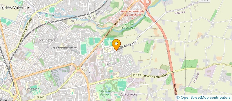 localisation de l'entreprise MONSIEUR MICHEL VERGNON  VALENCE