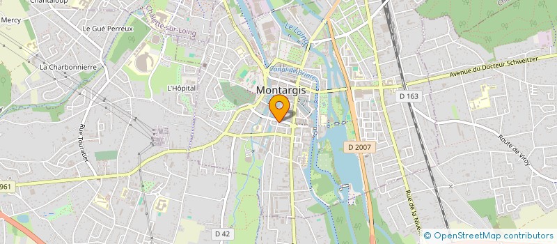 localisation de l'entreprise MONSIEUR MICHEL VERGNOUX  MONTARGIS