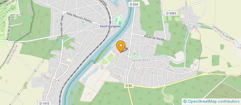 localisation de l'entreprise MONSIEUR MICHEL VERLEYEN  SEINE-PORT