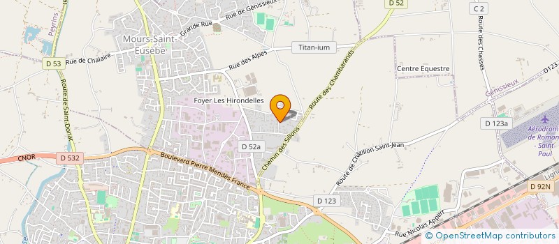 localisation de l'entreprise MONSIEUR MICHEL VERNET  MOURS-SAINT-EUSEBE