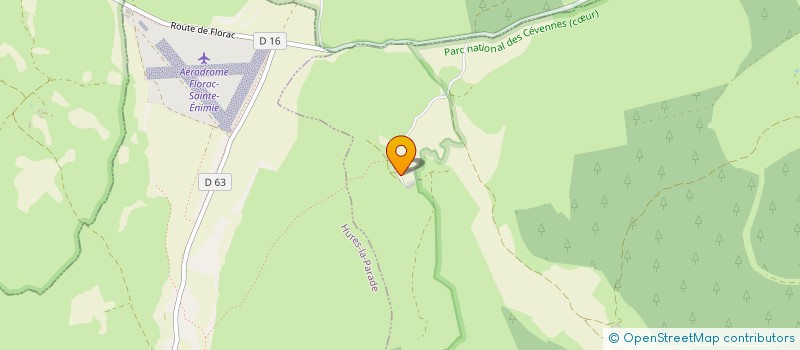 localisation de l'entreprise MONSIEUR MICHEL VERNHET  VEBRON