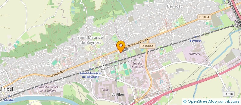 localisation de l'entreprise MONSIEUR MICHEL VERNOCHET  SAINT-MAURICE-DE-BEYNOST