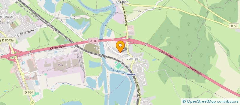 localisation de l'entreprise MONSIEUR MICHEL VERNOT  LUMES