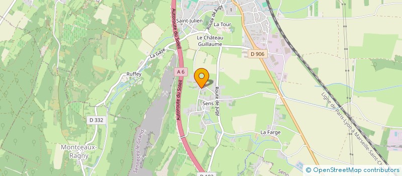 localisation de l'entreprise MONSIEUR MICHEL VEROT  MARNAY