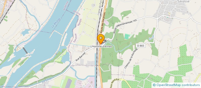 localisation de l'entreprise MONSIEUR MICHEL VETTOVALLI  SAVASSE