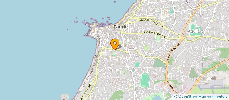localisation de l'entreprise MONSIEUR MICHEL VEUNAC à BIARRITZ