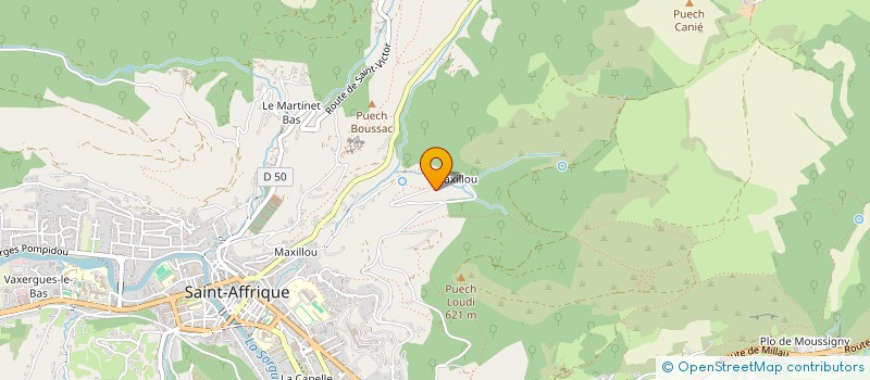 localisation de l'entreprise MONSIEUR MICHEL VEYRIE  SAINT-AFFRIQUE