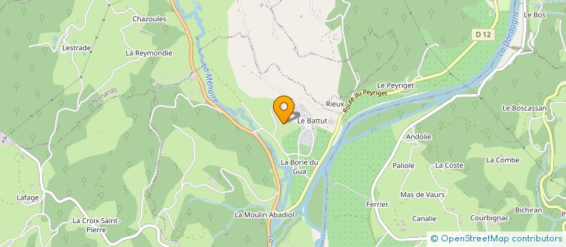 localisation de l'entreprise MONSIEUR MICHEL VEYSSIERE  BEAULIEU-SUR-DORDOGNE