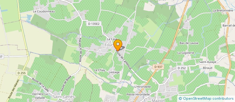 localisation de l'entreprise MONSIEUR MICHEL VEZAIN  FOURS