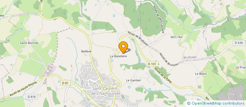 localisation de l'entreprise MONSIEUR MICHEL VIAL à SAINT-LAURENT-DE-CHAMOUSSET