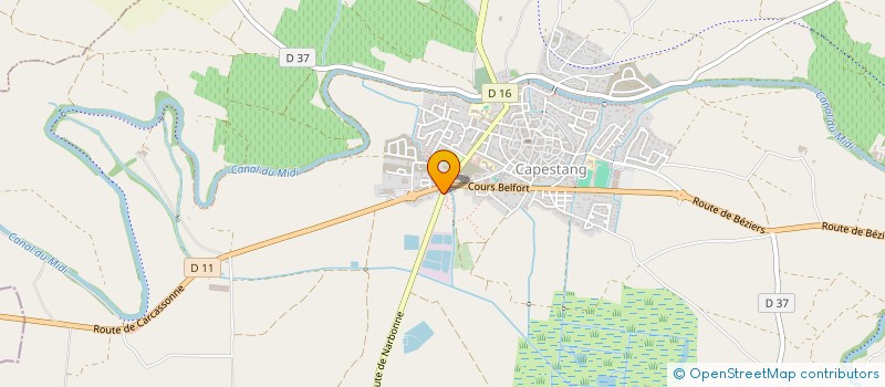 localisation de l'entreprise MONSIEUR MICHEL VIALA  CRUZY