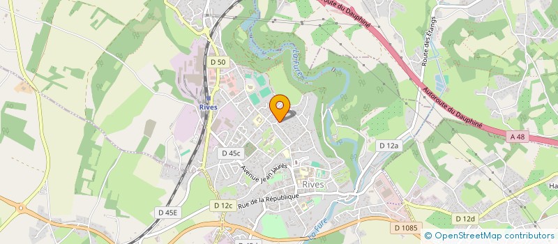 localisation de l'entreprise MONSIEUR MICHEL VIAT à RIVES