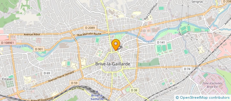 localisation de l'entreprise MONSIEUR MICHEL VIAUD à BRIVE-LA-GAILLARDE