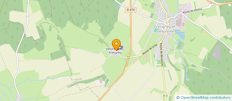 localisation de l'entreprise MONSIEUR MICHEL VICAIRE  FRETIGNEY-ET-VELLOREILLE