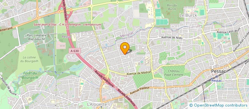 localisation de l'entreprise MONSIEUR MICHEL VICHAT  PESSAC