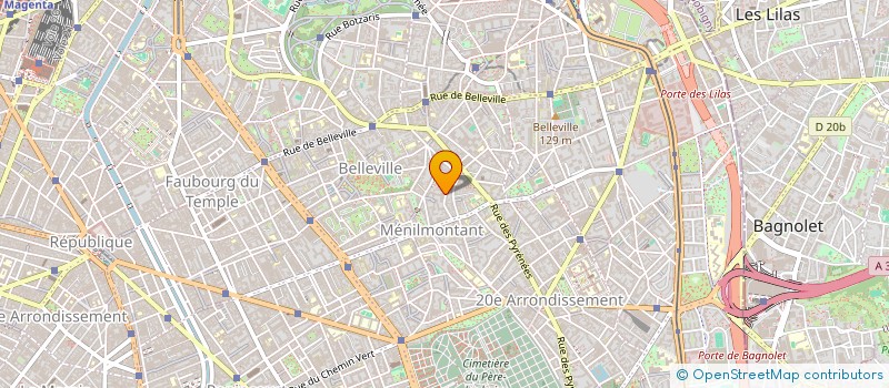 localisation de l'entreprise MONSIEUR MICHEL VICOMTE  PARIS